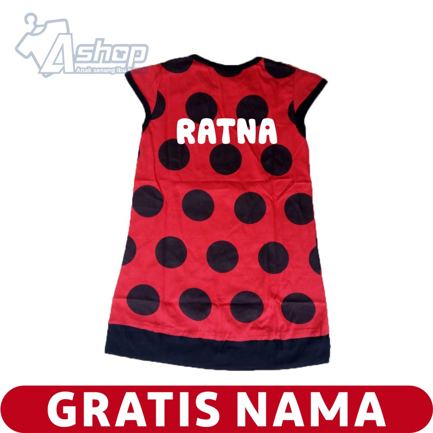 Dress Anak Lady Bug