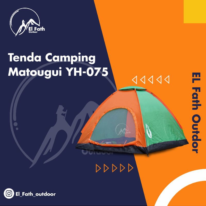 Tenda MATOUGUI Kap 4-5 / COD / Tenda Camping / Tenda Camping Kap 4 / Tenda Kapasitas 4 Orang / Tenda