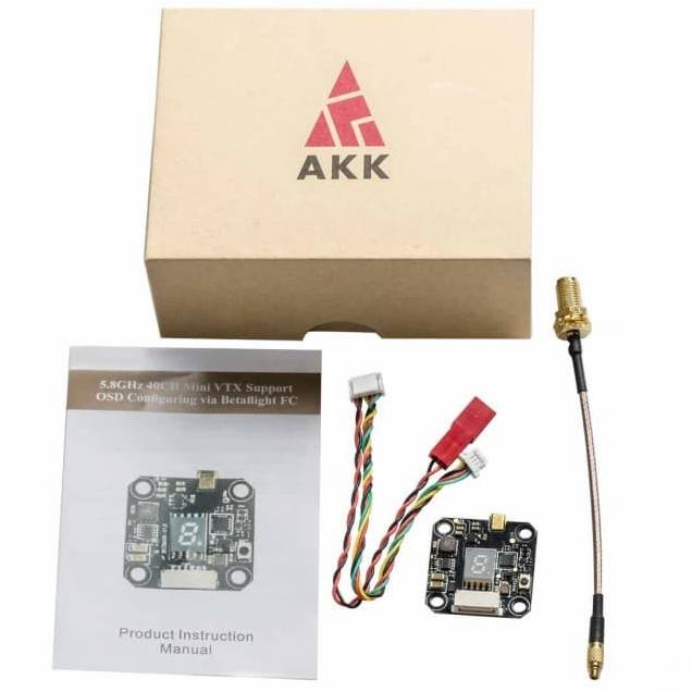 SALE NOW AKK FX3 MMCX 5.8G SMART AUDIO 600MW 400MW 200MW 25MW 20X20MM VTX STOK TERBATAS