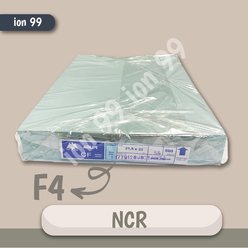 

Kertas NCR Bottom Biru F4 - Continuous Paper