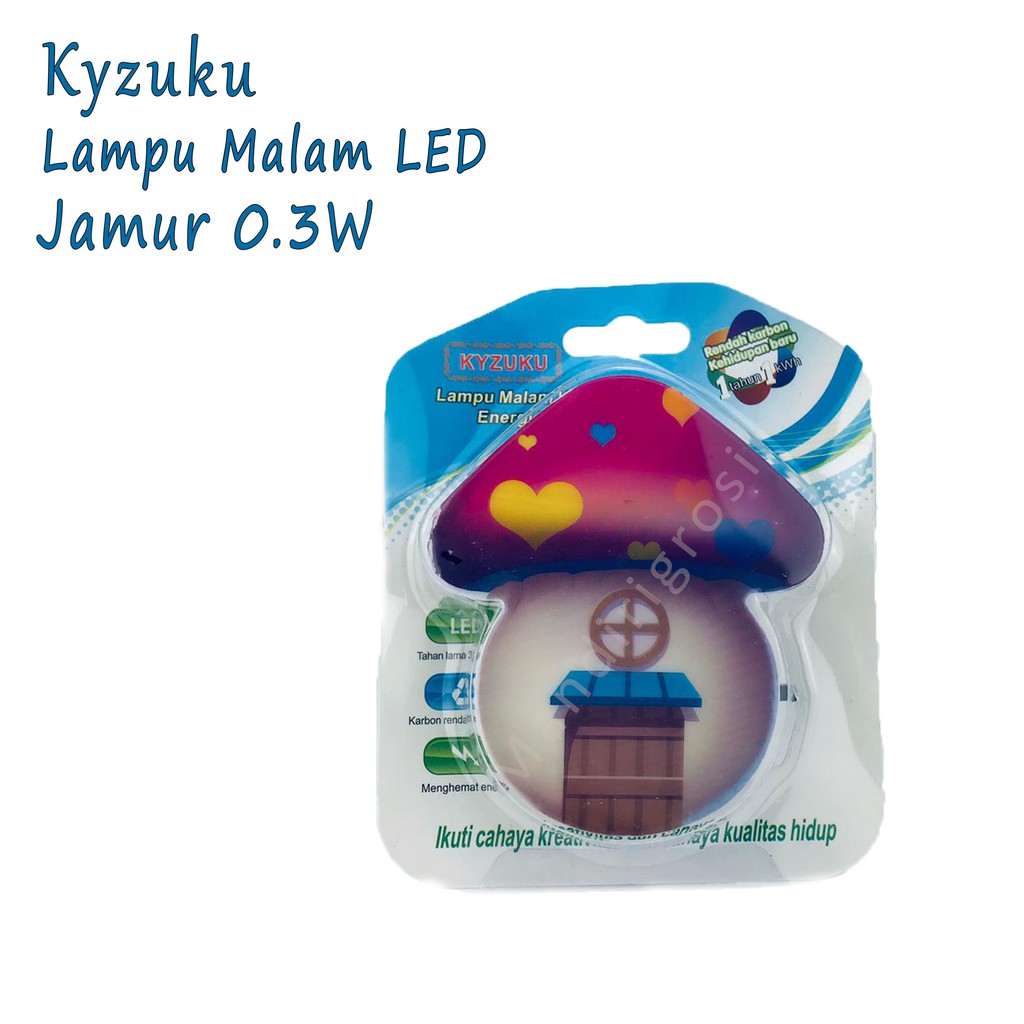 Lampu Tidur * LED * Kyzuku * Jamur * KZ-126