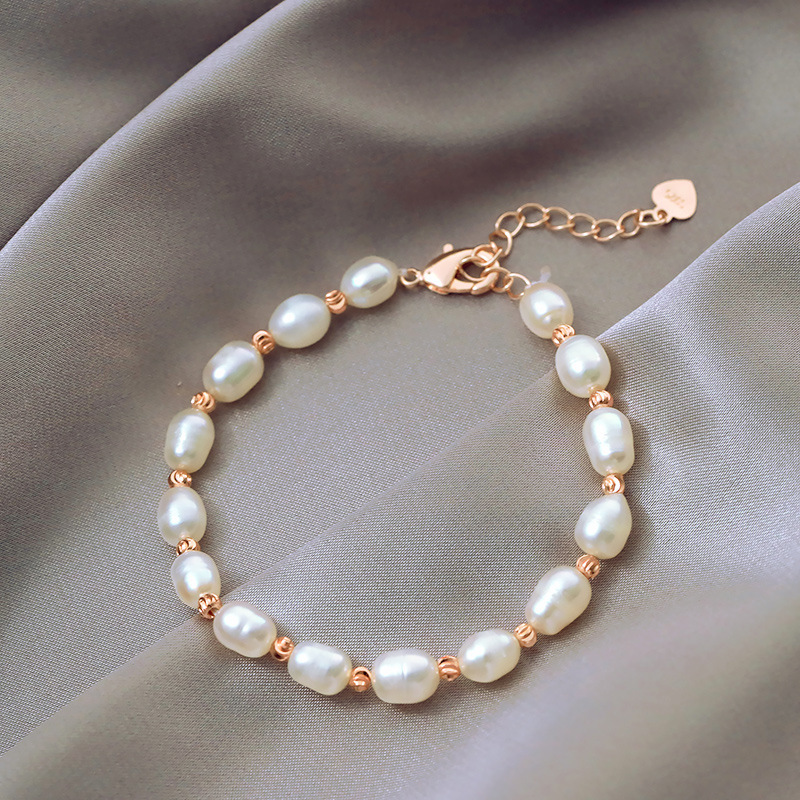 Natural Freshwater Baroque Pearl Bracelets &amp; Bangles For Women Jewelry Gift