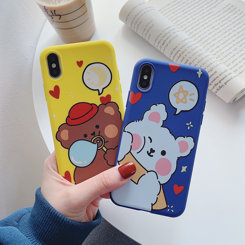 Bear's Softcase Printing Oppo neo7 f1s a1k a7 a5s f9 vivo v9 y83 y71 y53 y91 s1 redmi 4a 7a 6a 5a 4x