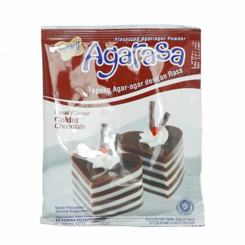 

AGARASA PLAIN COKLAT 22 GR