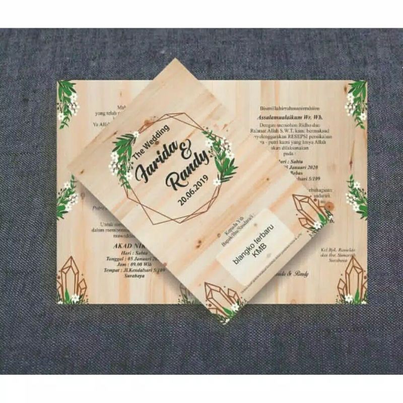 

Undangan Kekinian, Simple, Murah by Hanna Souvenir