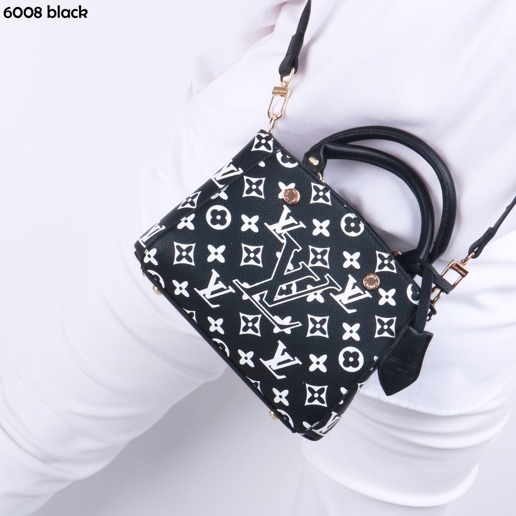 LV 6008 Exclusively Online Onthego Tophandlebag TAS WANITA TAS SELEMPANG SLING BAG