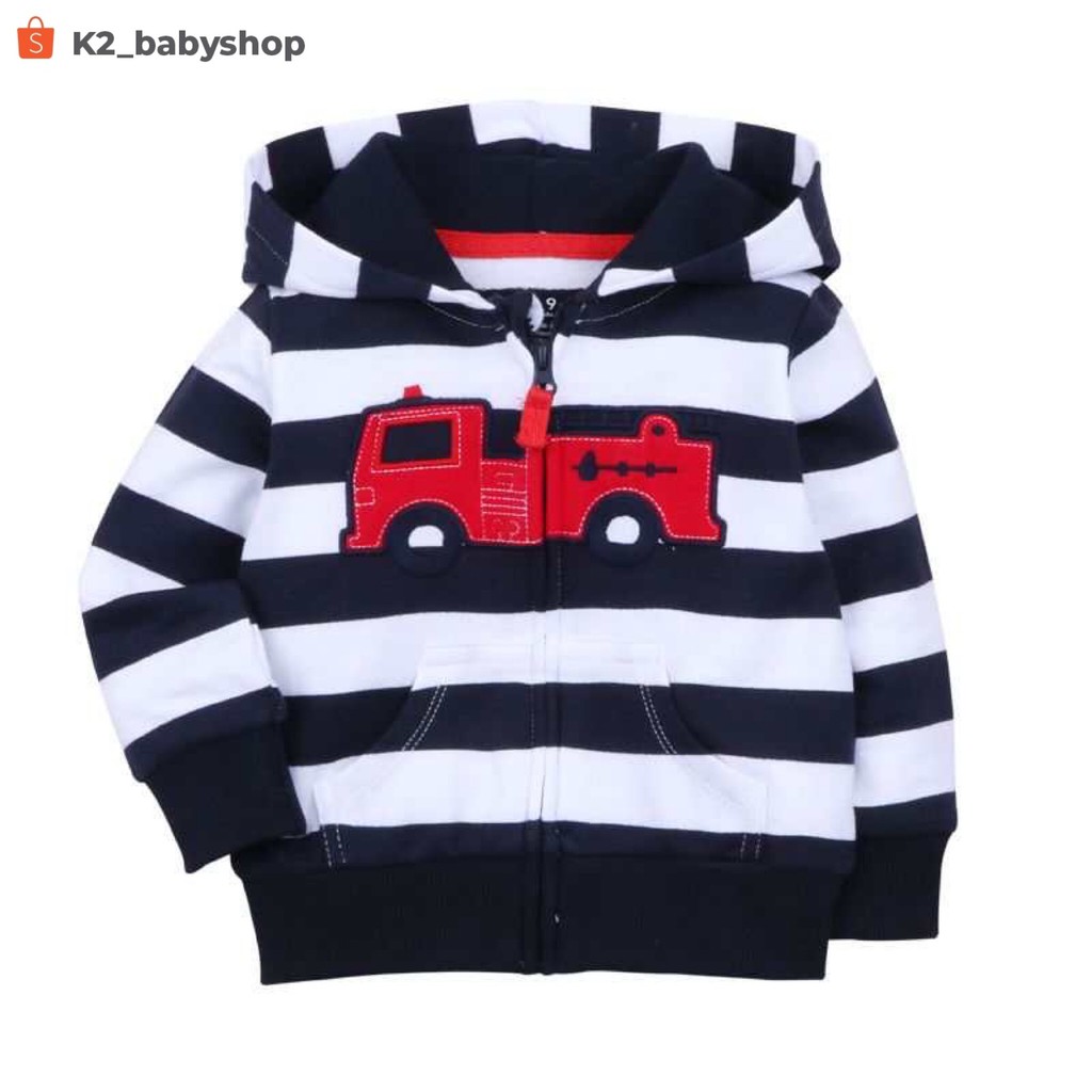 BABY K2 - BABY JAKET HOODIE MOTIF BOY KODE 00010