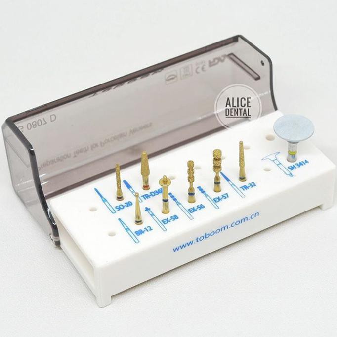 Bur Kit For Porcelain Veneer Preparation / Bur Preparasi Veneer Set