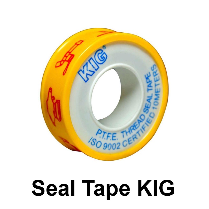 Seal Tape Isi 10 Meter KIG / PTFE SEAL TAPE pipa KIG onda 1/2 12mm siltip seltip sealtape kran air T