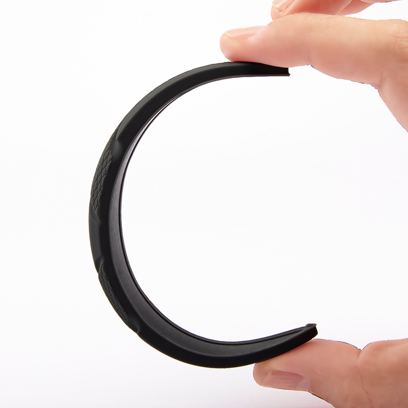 4pcs / Set Stiker Strip Pelindung Pinggiran Pintu / Kaca Spion Mobil Anti Tabrakan