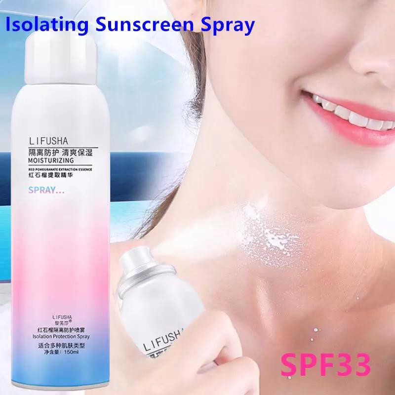 Original Spray LIFUSHA Pemutih Instant Moisturizing Spray 150ml Whitening Spray sun block