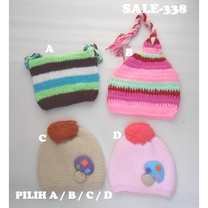 SALE Topi Bayi satuan (sale-338)