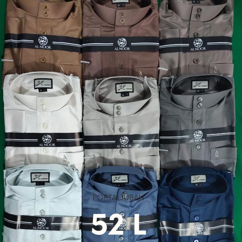 [PRODUK S0M7V] JUBAH ALNOOR POLOS DEWASA AL NOOR WEG