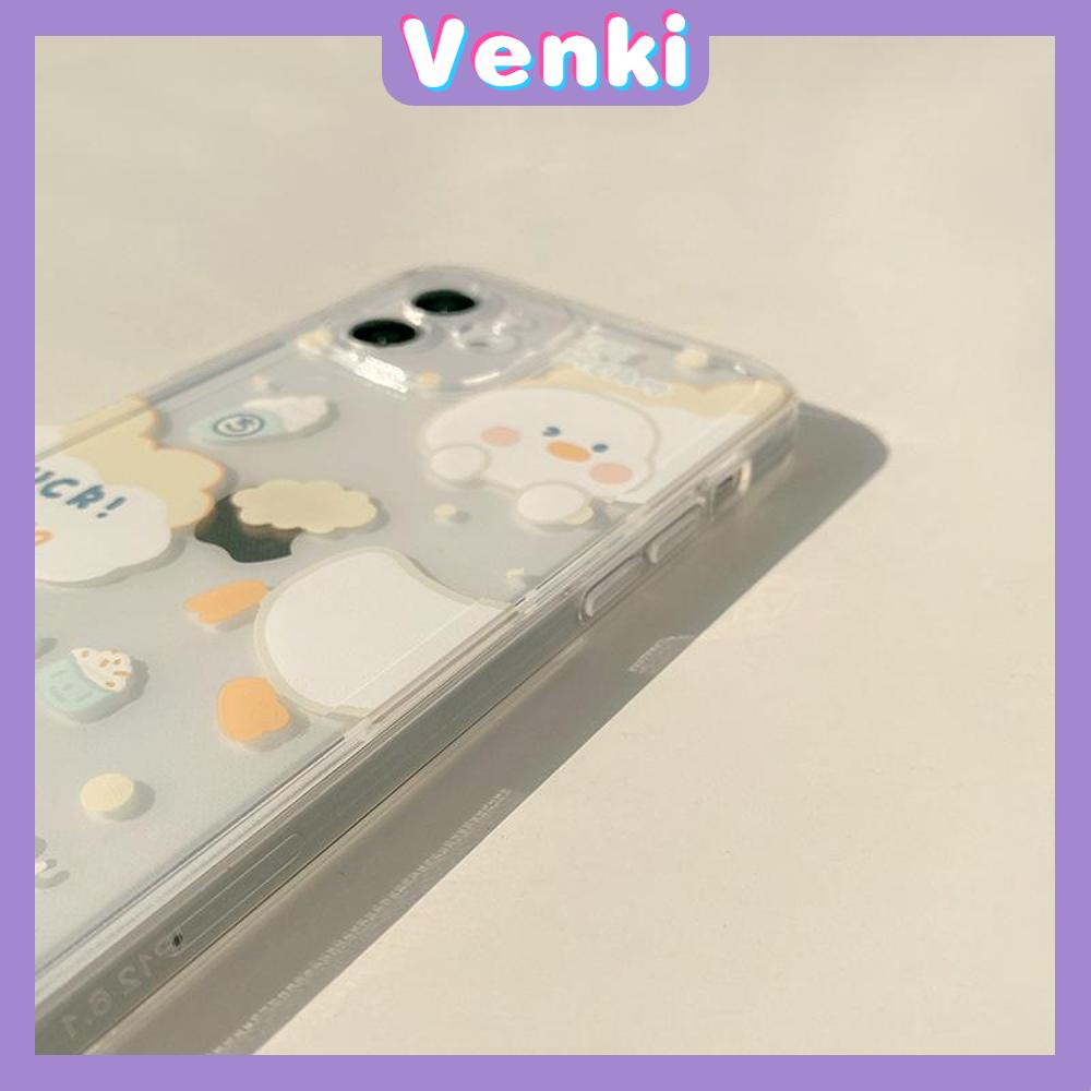 Casing Silikon iPhone 13 Pro Max 12 Pro Max 11 7 Plus Shockproof Motif Bebek Lucu