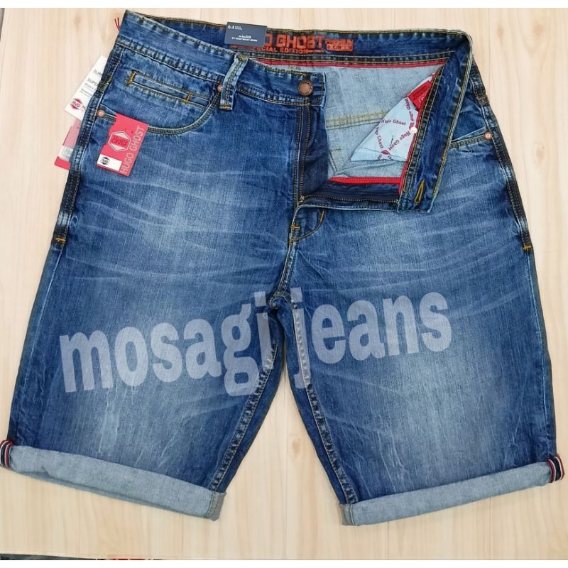 CELANA PENDEK JEANS PRIA HUGOGHOST PREMIUM