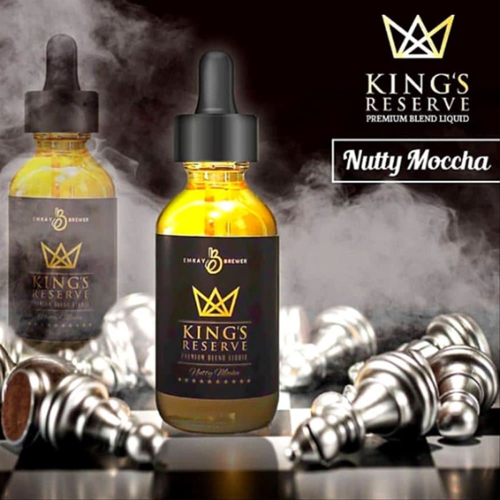 King Reserve | king's reserve Nutty Mocha 60ml 3&amp;6mg By Emkay berpita cukai