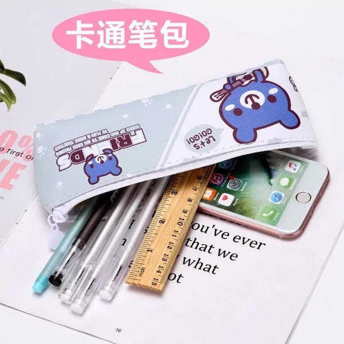 

PENCIL CASE / TEMPAT PENSIL FRIENDS CAT AND BEAR C4022 / SOUVENIR