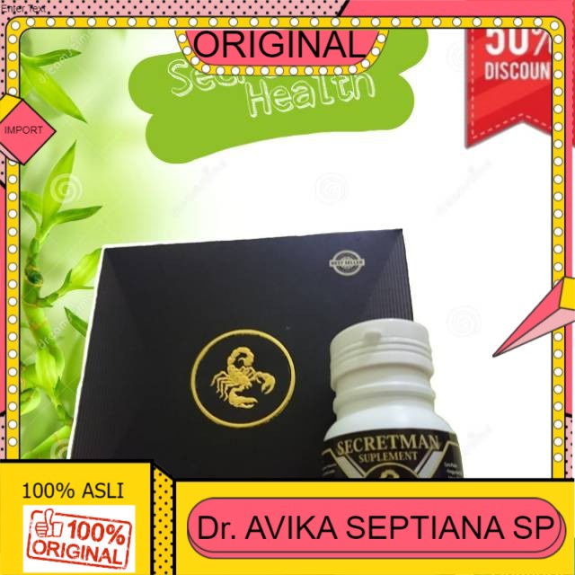 100% ASLI PEMBESAR DAN PENGUAT MR.P/SECRETMAN CAPSULE