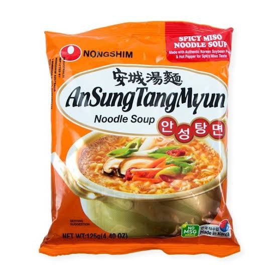 

Ansungtangmyun 125gr, Korean spicy miso noodle soup (Halal MUI)