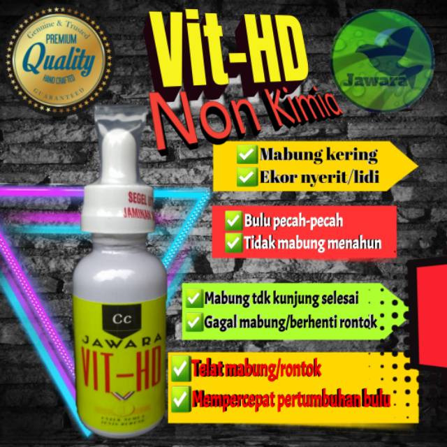 Obat mabung kering VitHD burung murai kacer kenari