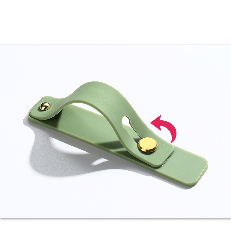 [ Universal Candy color wristband Silicon Strap Push Phone holder Compatible with  &amp; Android Phone ]