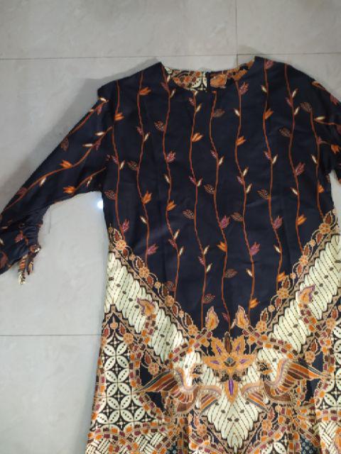 Tunik Batik Serut Genes Jelita Terlaris Tunic Navbor Yelbor Whitbor Creambor