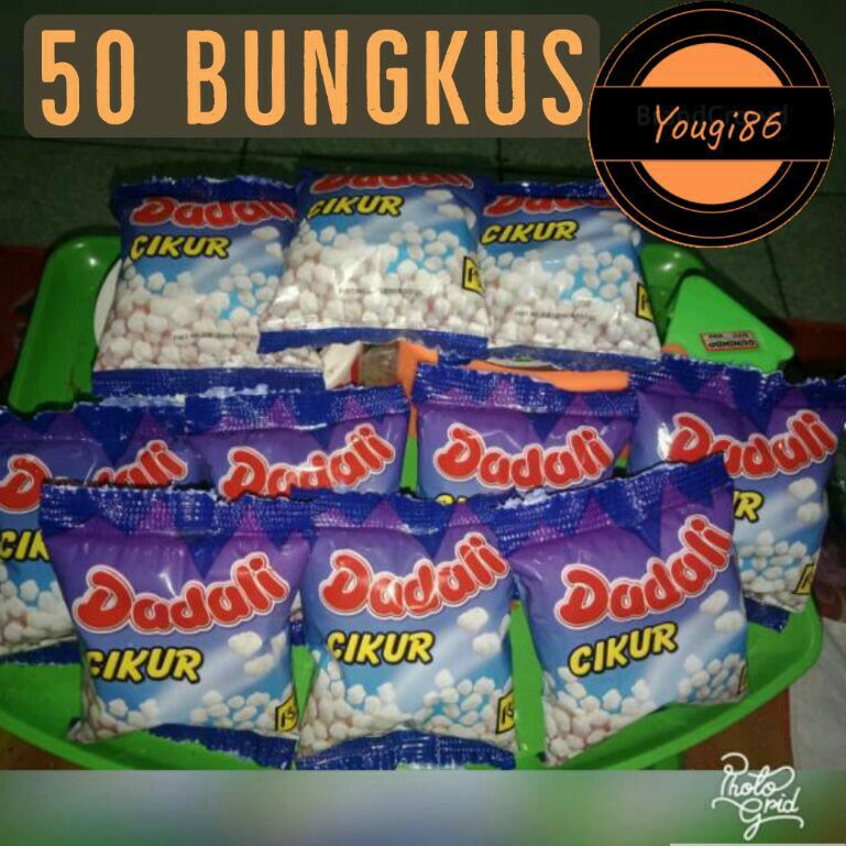 

Pilus Cikur dadali 1 ball 5 renceng toping baso aci Dan mie instant
