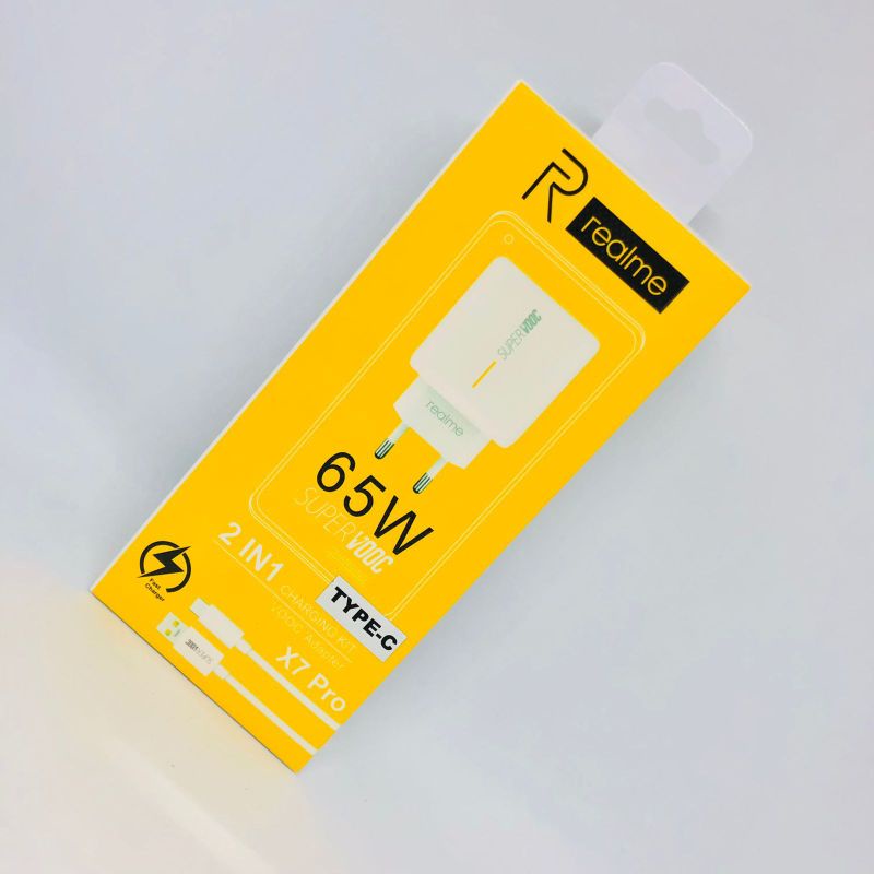 TRAVEL CHARGER ATAU CASAN REALME 8 MICRO-USB / TYPE-C REALME X7 65W ORIGINAL REALME