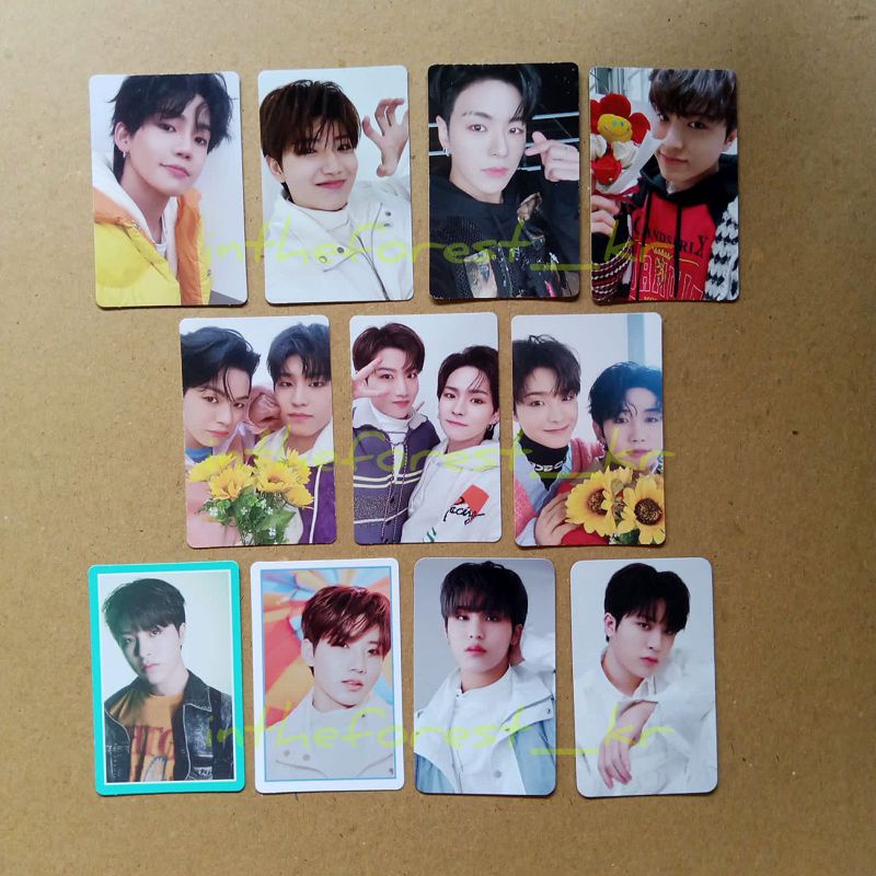 PC / PHOTOCARD TREASURE ALBUM SECOND STEP JIKJIN GREEN BLUE APPMUS (HYUNSUK JIHOON JUNKYU YOSHI MASH