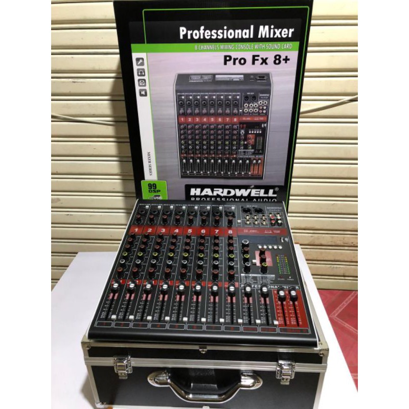 mixer audio Hardwell Pro FX 8+ produk original hardwell