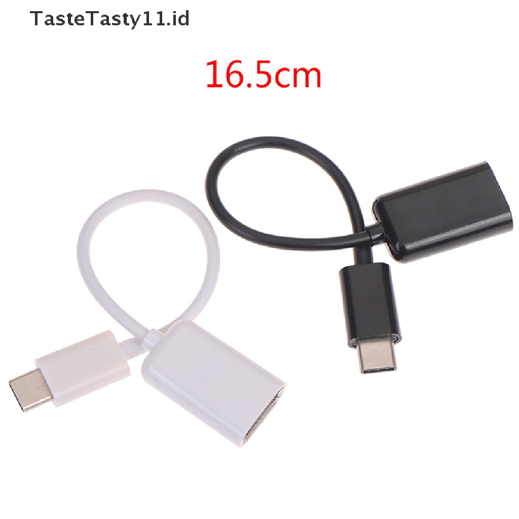 Kabel Adapter Konverter Data Sync OTG USB 3.1 Tipe C Male Ke USB Female Bahan Metal