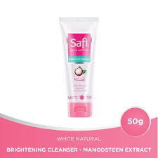 SAFI WHITE NATURAL  MANGOSTEEN BRIGHTENING CLEANSER 50G