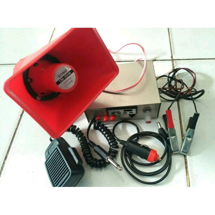 Toa rekam speaker bisa rekam plus slot memory dan mic cocok untuk usaha dagang keliling