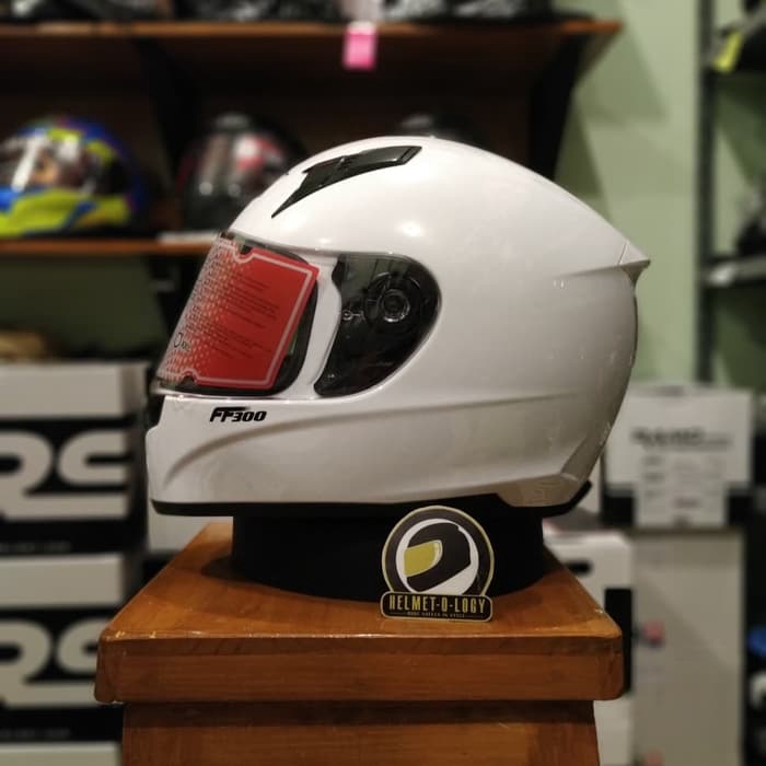 Helm Full Face RSV FF300 FF 300 Gloss White Putih Glossy