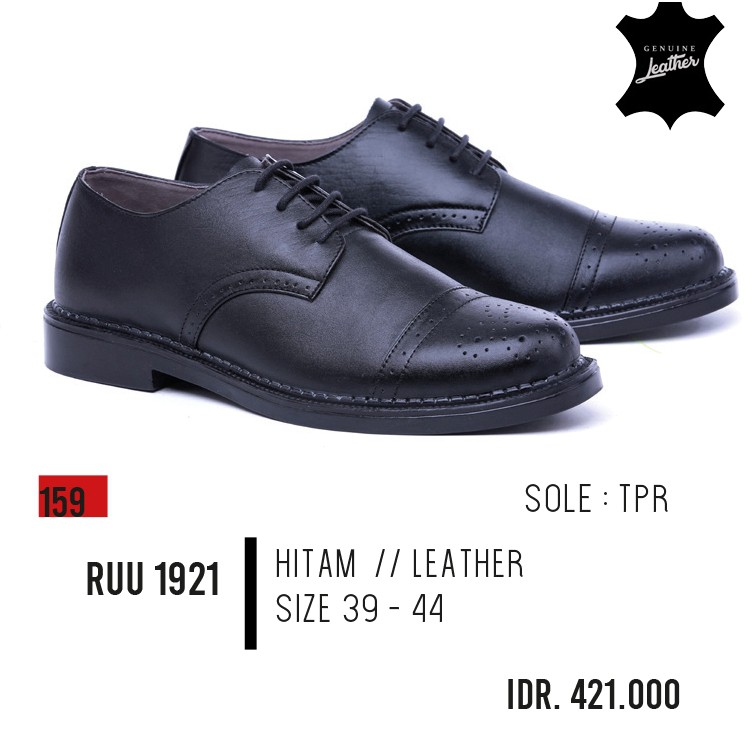 sepatu pantofel pria,sepatu kerja pria,sepatu kantor pria RUU 1921