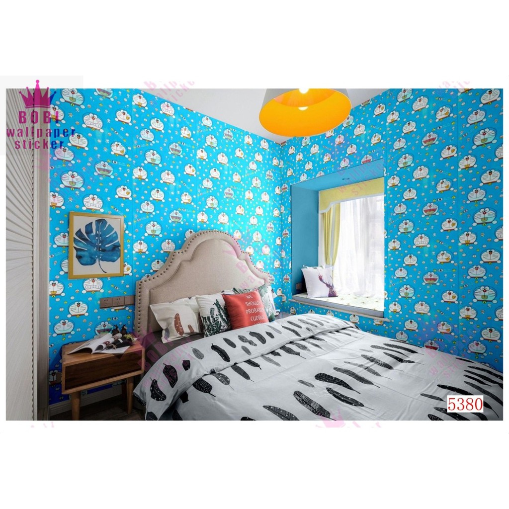 Wallpaper Sticker 5380 / Wallpaper New  / 9mx45cm / Bahan Pvc