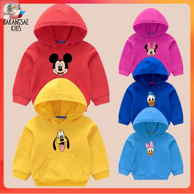 Barangsae - Hoodie Anak - Sweater Hoodie Anak Mickey Mouse And Friends Usia 1-7 tahun