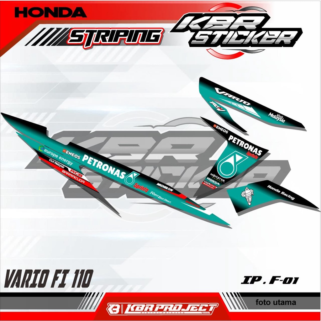 VARIO FI 110 (COD) STICKER STRIPING MOTOR HONDA VARIO FI 110.01
