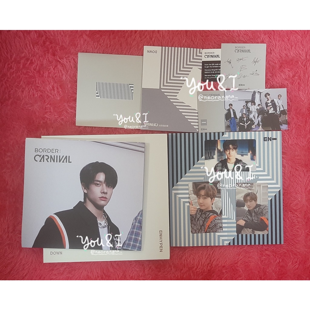 [SEALED]ALBUM ENHYPEN BORDER:CARNIVAL HYPE READY STOCK