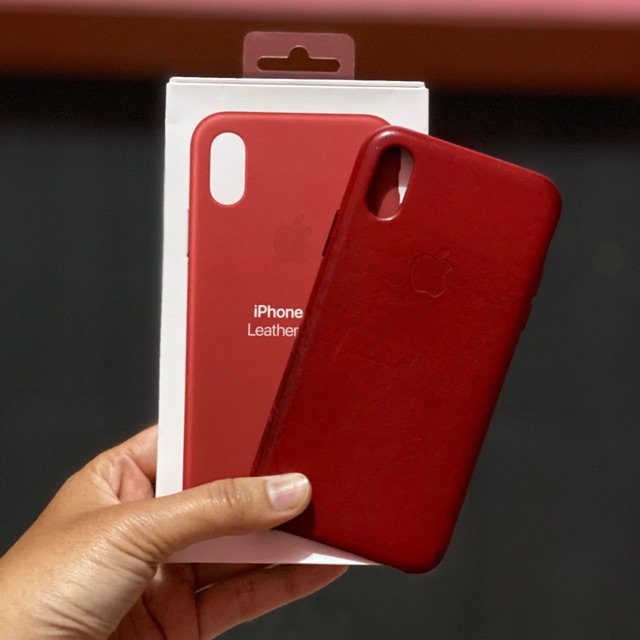 Leather Case Iphone X / XS Second Original IBOX
