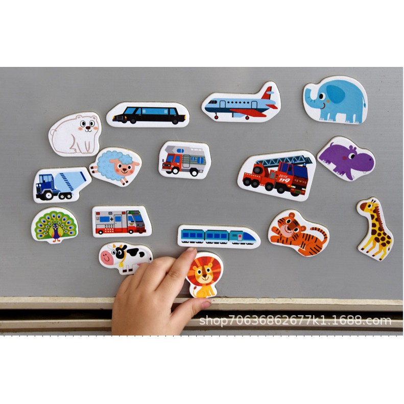 Puzzle Magnet Besar Premium Wooden Puzzle Anak Puzzle Kayu Mainan kayu Wooden Toys  189-8