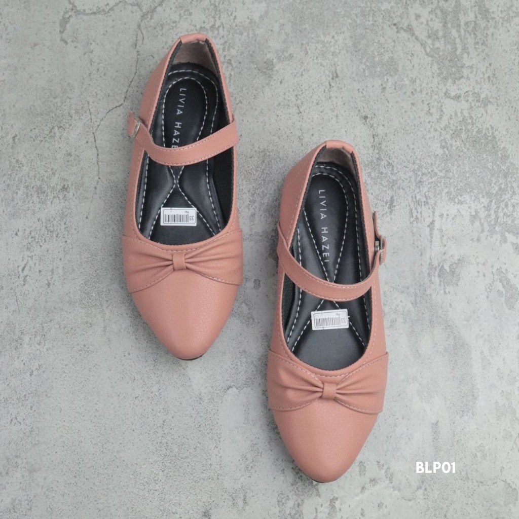 Flatshoes Anak Perempuan Sol Karet Tidak Licin BLP01