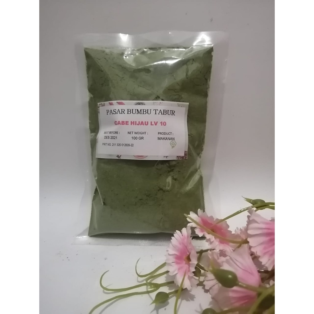 

CABE HIJAU (LEVEL 10) 100 GR BUBUK TABUR