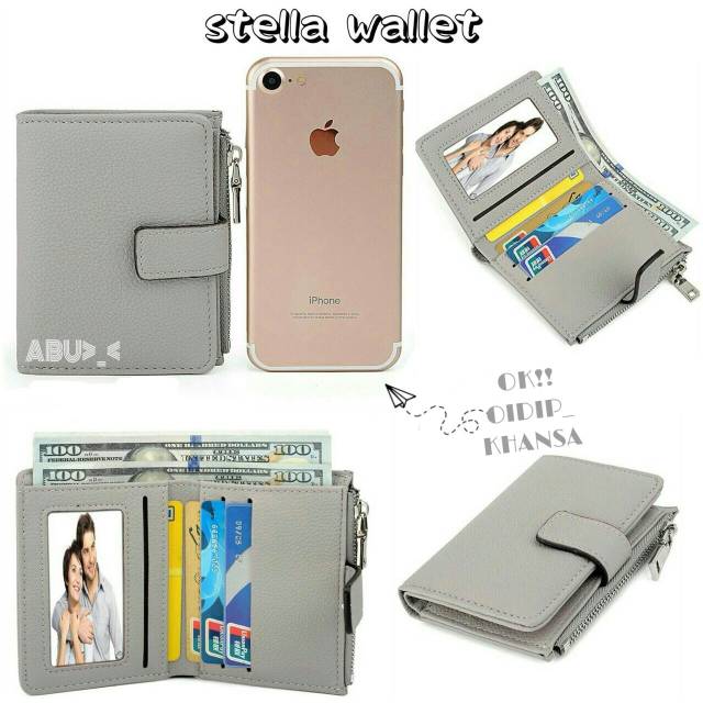 Dompet stella / dompet mini lipat terlaris /dompet idaman1306 kekinian