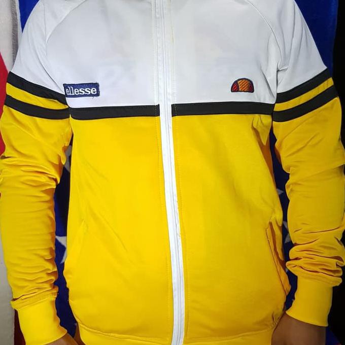Jaket Tracktop Ellese Kuning /Yellow Premium Casual Pria