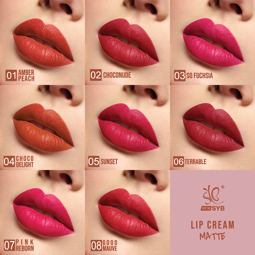 ⭐BAGUS⭐ SYB Lip Cream Matte | Lipcream By SYB BPOM
