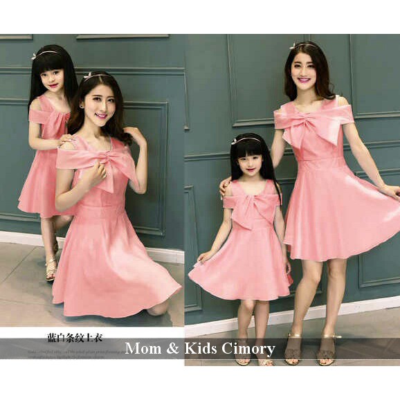 Dress Couple Ibu Anak Murah Pusat Baju Wanita Mom Kids Cimory Fit 2 4 Tahun