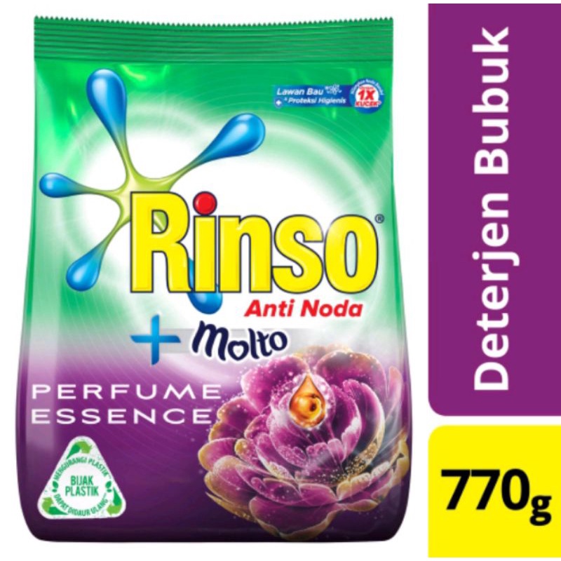 Rinso detergent bubuk 770gr