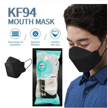 MASKER KF94 WARNA 4 LAPIS STANDART KOREA / MASKER KF94 EVO KF94 10PCS