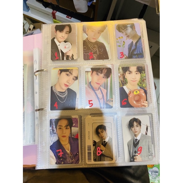 SANGEYON HYUNJAE THE BOYZ PHOTOCARD TATTOO THE BOYZ MINI ALBUM THE FIRST THE ONLY DREAMLIKE CHASE SH